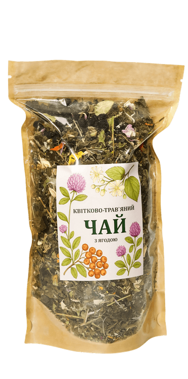 ЧАЙ КВІТКОВО-ЯГІДНИЙ ЛИСТОВИЙ (80 грам)